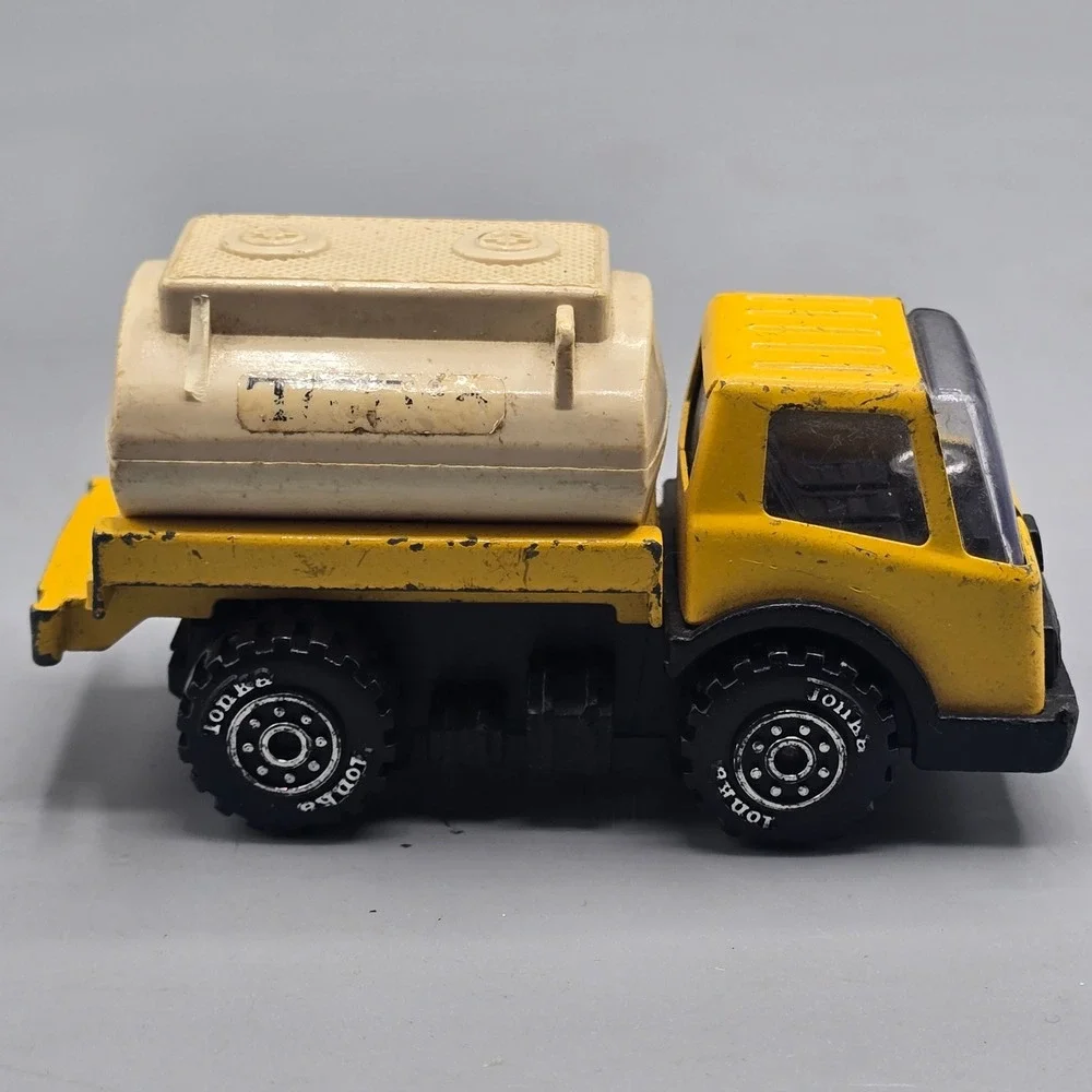 Vintage Tonka Tanker Truck Yellow Diecast Metal Made in Japan Toy Vehicle